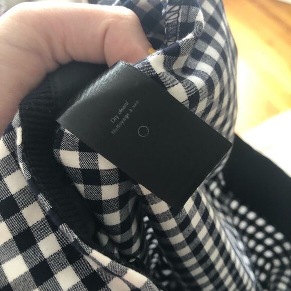 Rag & Bone Simone Gingham High Rise Pants - Picture 6 of 7